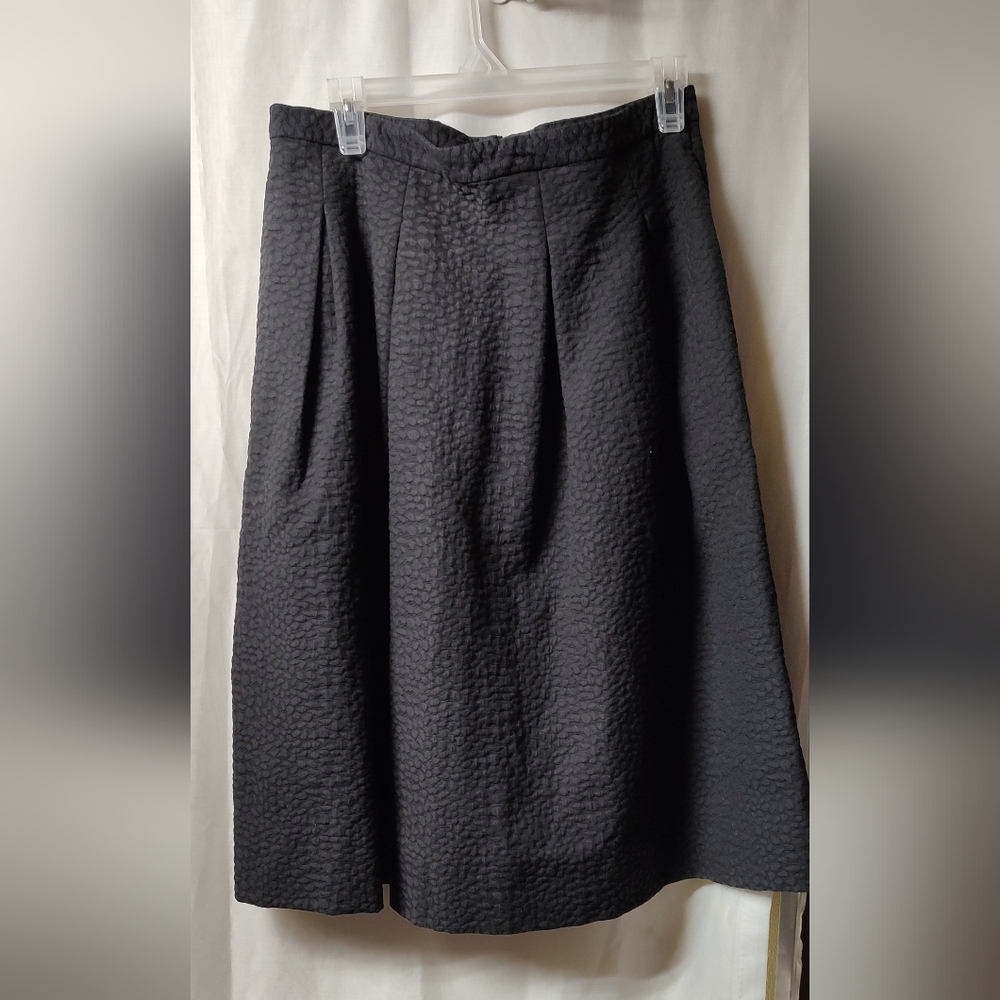H&M Animal Print Women Skirt Size 12 Black